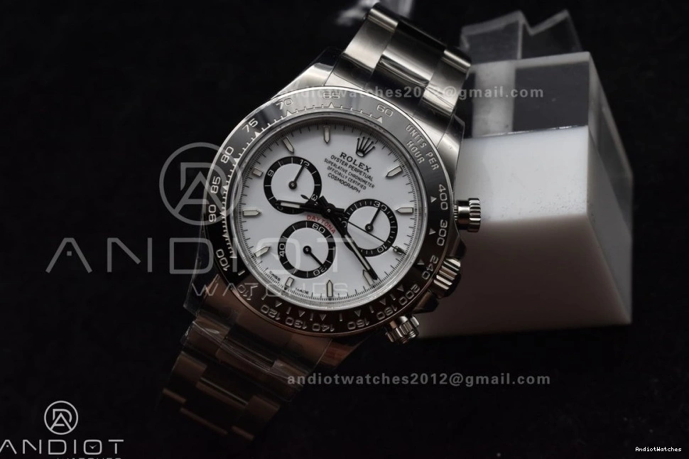Steel FreshLook 1054 126500 SL4801 Daytona VS Factory Rolex Movement SBF 1:1 904L White Dial In 1115